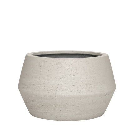 Keramikpotter Harley Lav L, Beige Vasket Ø38 cm