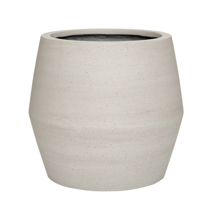 Pottery Pots Harley L, Beige Washed Ø38 cm