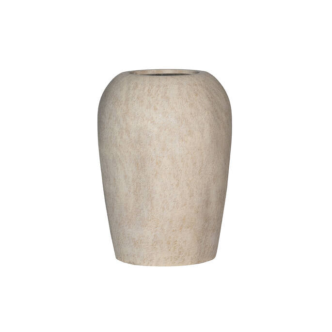 Pottery Pots Lena XS, Travertine Beige Ø23,5 cm