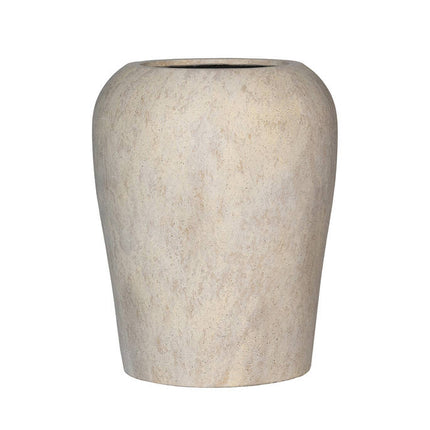 Pottery Pots Lena M, Travertine Beige Ø34 cm