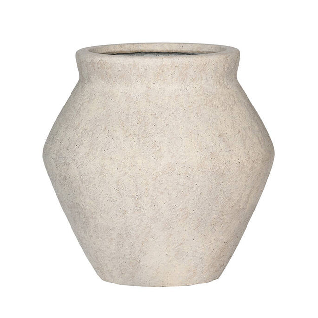 Pottery Pots Fleuri L, Travertine Beige Ø37 cm