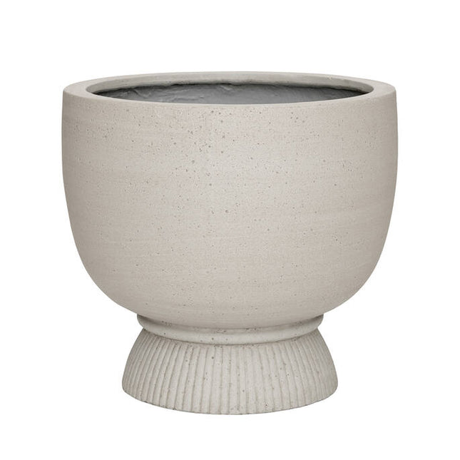 Pottery Pots Jola L, Beige Washed Ø45 cm