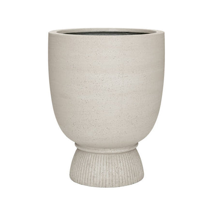 Jola Høj L Keramikpotte, Beige Vasket Ø45 cm