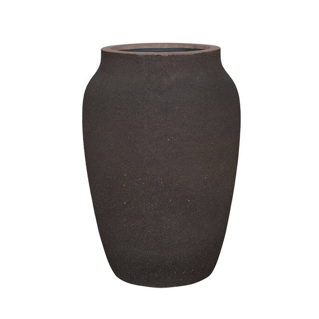 Pottery Pots Hera L, Umber Brown Ø31,5 cm