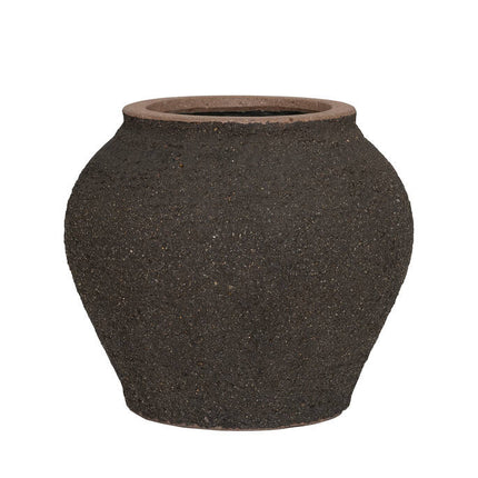 Pottery Pots Zeus S, Umber Brown Ø19,5 cm