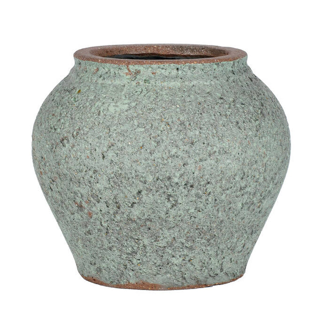 Pottery Pots Zeus S, Rustic Green Ø19,5 cm