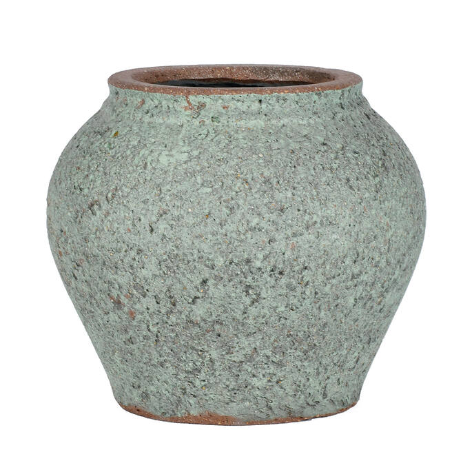 Pottery Pots Zeus S, Rustic Green Ø19,5 cm
