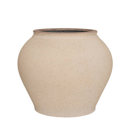 Pottery Pots Zeus L, Sahara Sand Ø40 cm