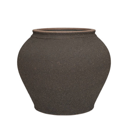Pottery Pots Zeus L, Umber Brown Ø40 cm