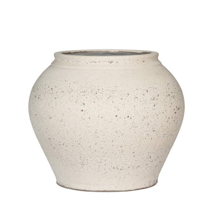 Pottery Pots Zeus L, Chalk White Ø40 cm