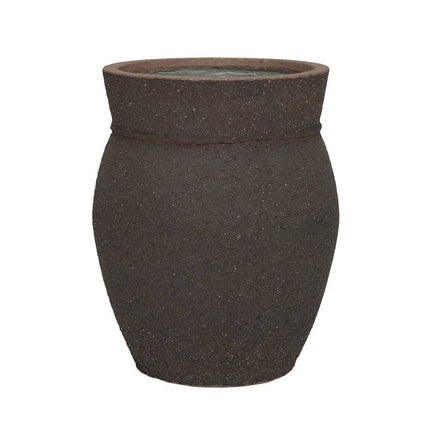 Pottery Pots Apollo S, Umber Brown Ø30 cm