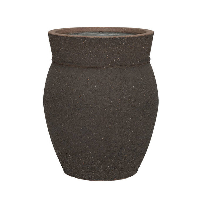 Pottery Pots Apollo S, Umber Brown Ø30 cm