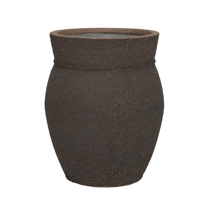 Pottery Pots Apollo S, Umber Brown Ø30 cm