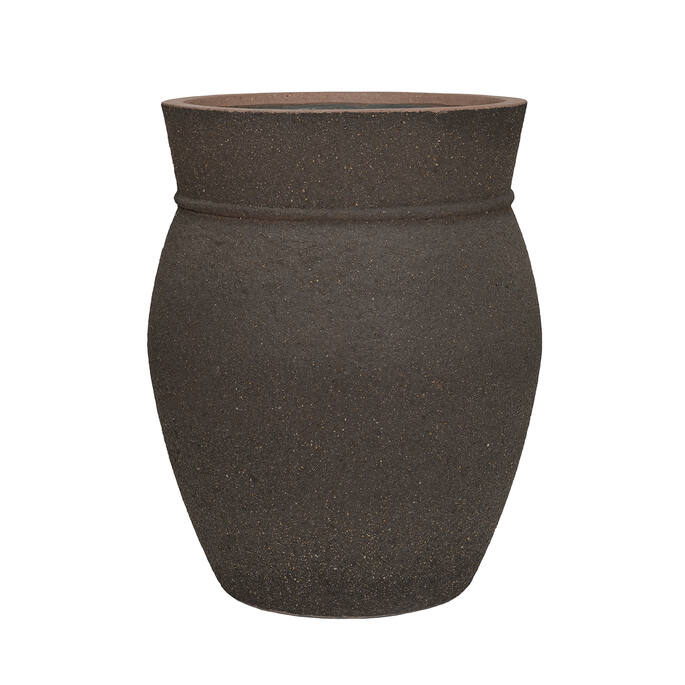 Pottery Pots Apollo L, Umber Brown Ø44 cm