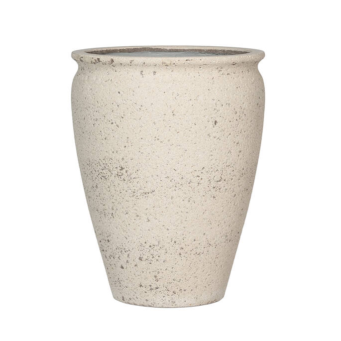 Pottery Pots Artemis L, Chalk White Ø45,5 cm