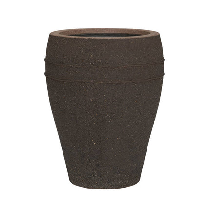 Pottery Pots Ares, M, Umber Brown Ø30 cm