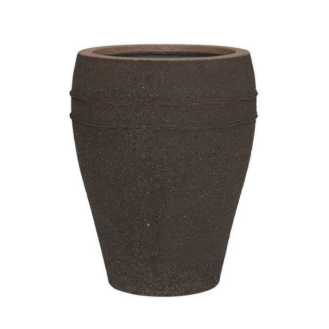 Pottery Pots Ares, M, Umber Brown Ø30 cm