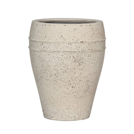 Pottery Pots Ares M, Chalk White Ø30 cm