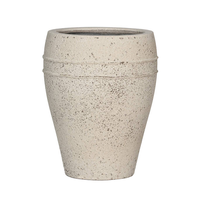 Pottery Pots Ares M, Chalk White Ø30 cm