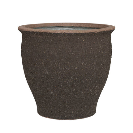 Pottery Pots Poseidon S, Umber Brown Ø36 cm