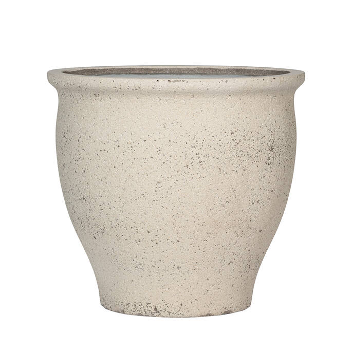 Pottery Pots Poseidon L, Chalk White Ø56,5 cm