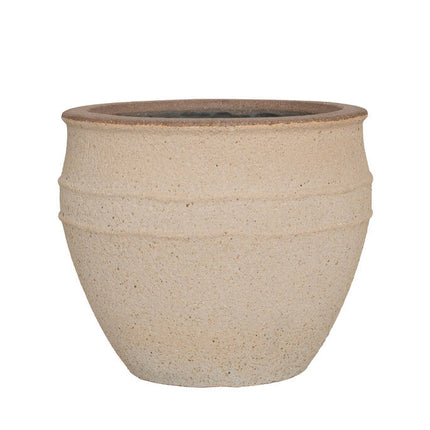 Pottery Pots Athena M, Sahara Sand Ø33 cm