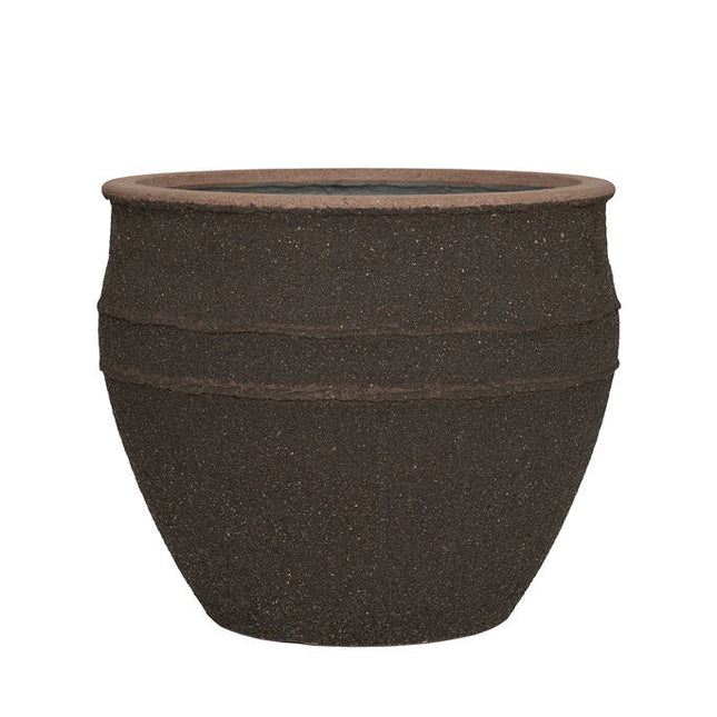 Pottery Pots Athena L, Umber Brown Ø45,5 cm