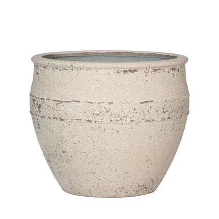 Pottery Pots Athena L, Chalk White Ø45,5 cm