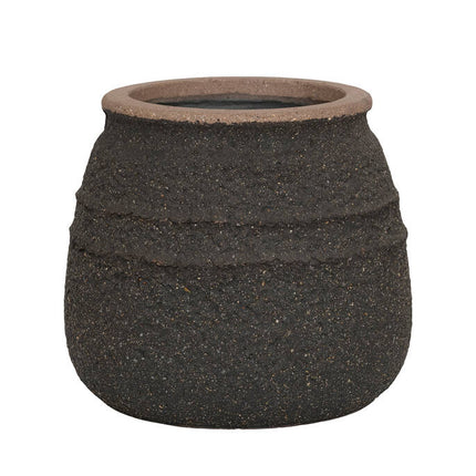 Pottery Pots Hestia S, Umber Brown Ø19,5 cm