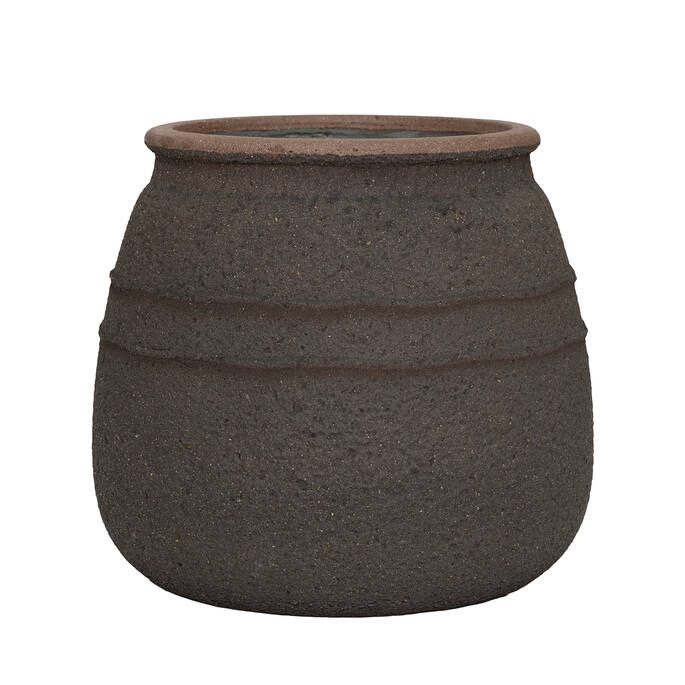 Pottery Pots Hestia L, Umber Brown Ø34,5 cm