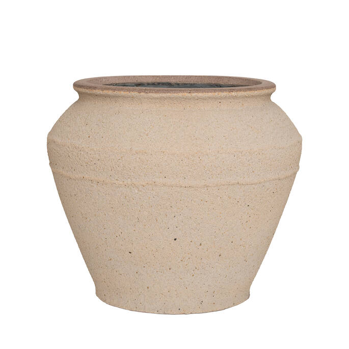 Pottery Pots Eros S, Sahara Sand Ø21,5 cm