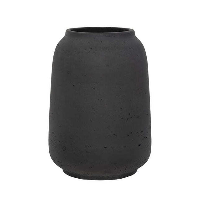 Pottery Pots Mahir XL, Black Washed Ø14,3cm
