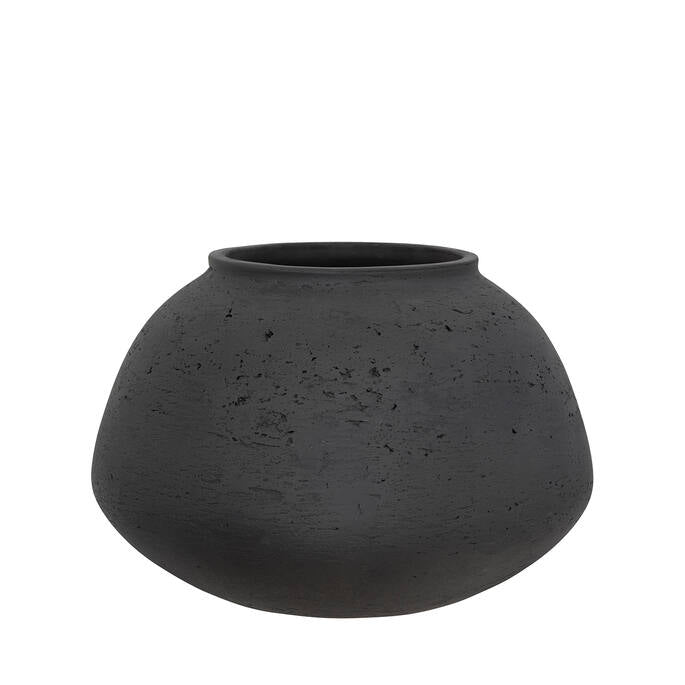 Pottery Pots Imara XL, Black Washed Ø15 cm