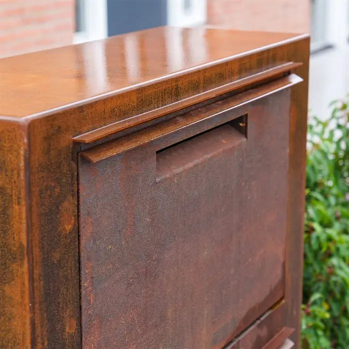 Buzón de correo de acero Corten PACA