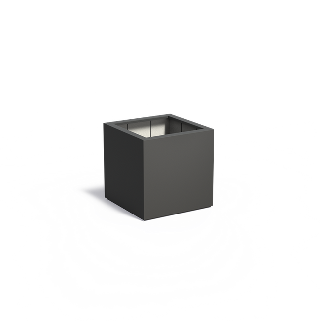 Pot de fleurs en polyester 80x80x80 cm mat
