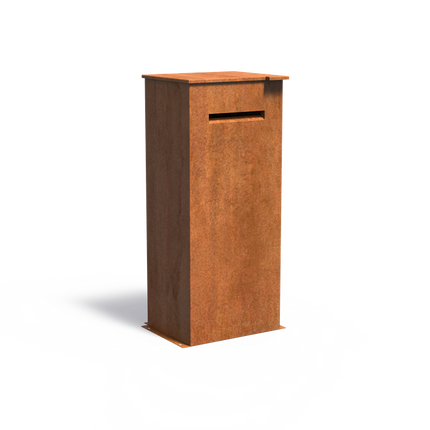 Corten stål pakkepostkasse CASE