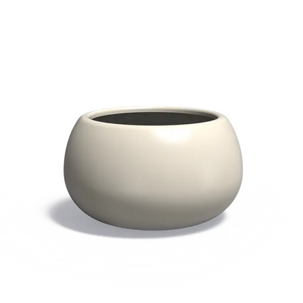 Pot de fleurs rond en polyester 120 x 70 cm