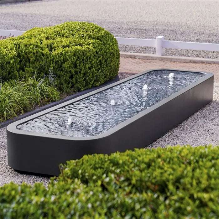 Cortenstaal Watertafel Premium - 120x120x40 cm - Fontein