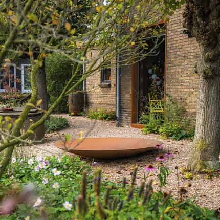 Bol à eau en acier Corten 150 cm