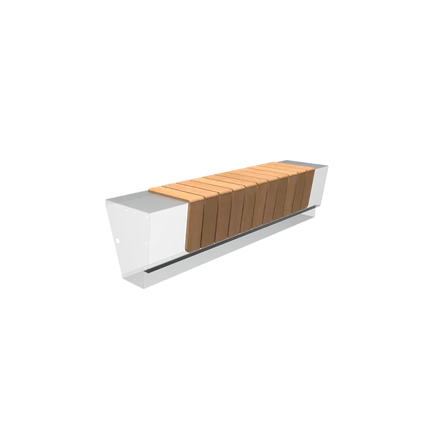 Bordure de banc en bois dur 1440 x 428 x 358 mm - Revert Seat | Bordure de banc
