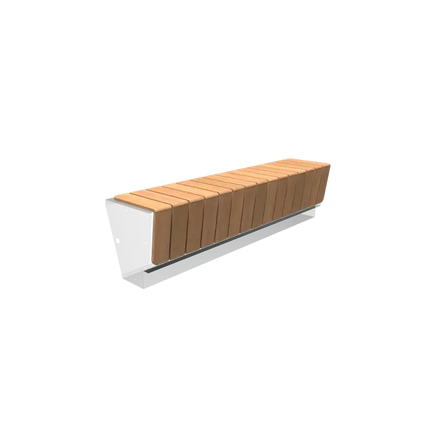 Bordure de banc en bois dur 1968 x 428 x 358 mm - Revert seat | Bordure de banc