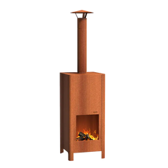 Collection image for: Gartenkamin aus Cortenstahl