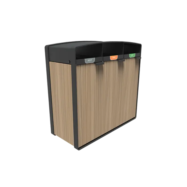 Papelera de acero revestido 1065 x 550 x 1150 mm - Accoya