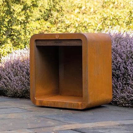Station de cuisine extérieure en acier Corten 79 x 60 x 90 cm
