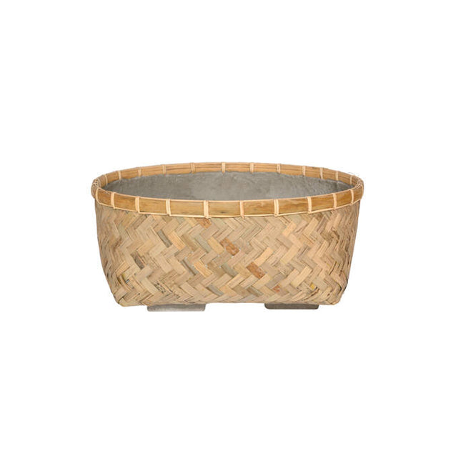 Pottery Pots Nala Low L, Bamboo Ø46 cm