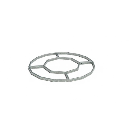 Cadre de grille à arbres rond 1490 x 1490 x 50 mm - acier galvanisé