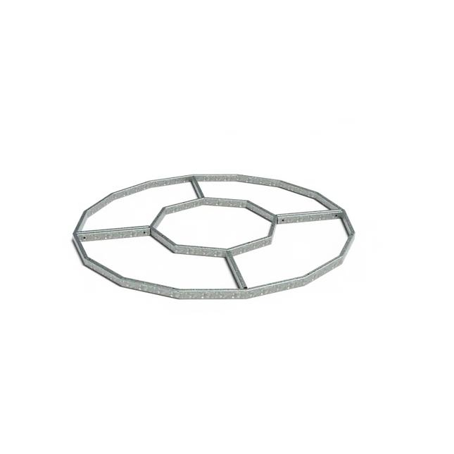 Griglia per alberi, rotonda, 1800 x 1800 x 50 mm - Acciaio zincato
