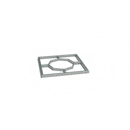 Rama kraty na drzewo kwadratowa 980 x 980 x 50 mm - stal ocynkowana