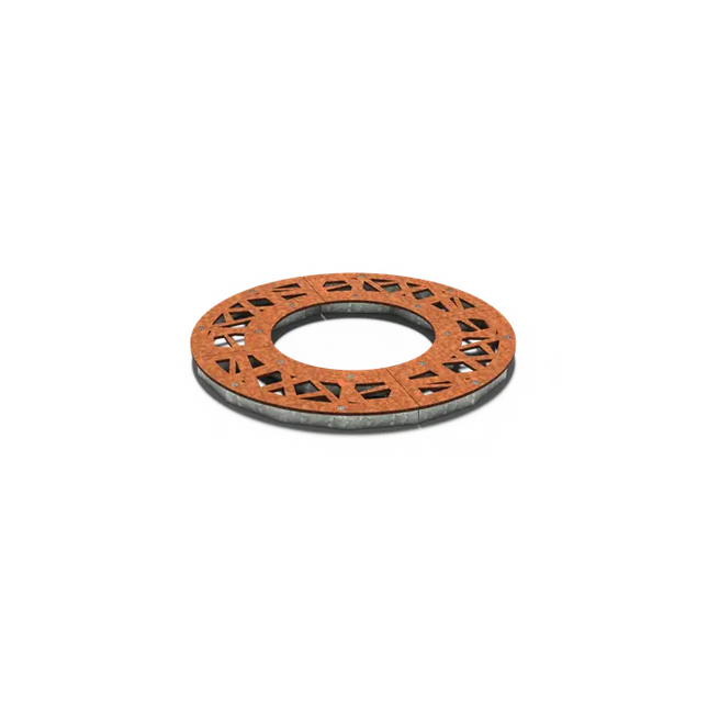Cortenstaal Boomrooster Rond 980 x 10 mm