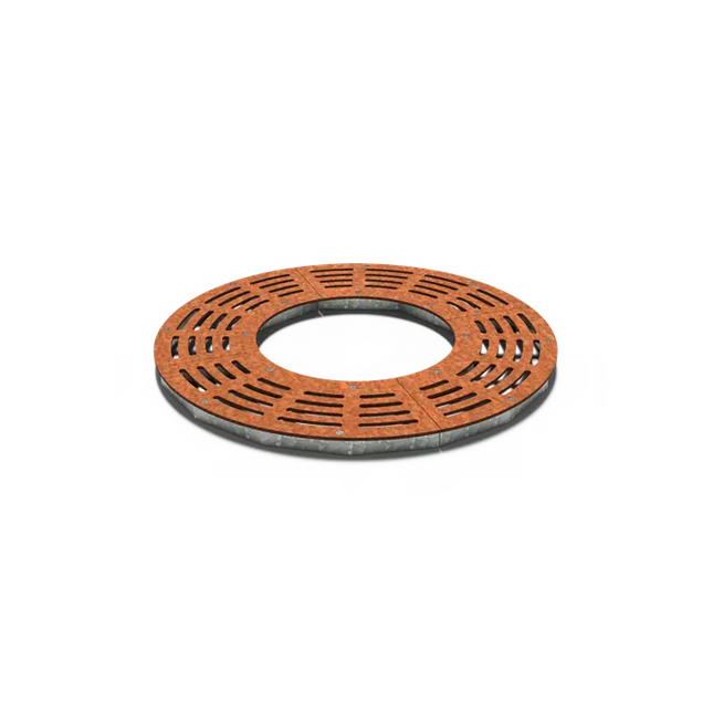 Cortenstaal Boomrooster Rond 1200 x 10 mm